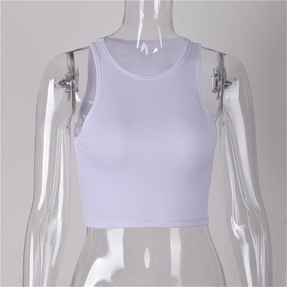 Women Slim Render Short Tank Top - Picture 4 of 4